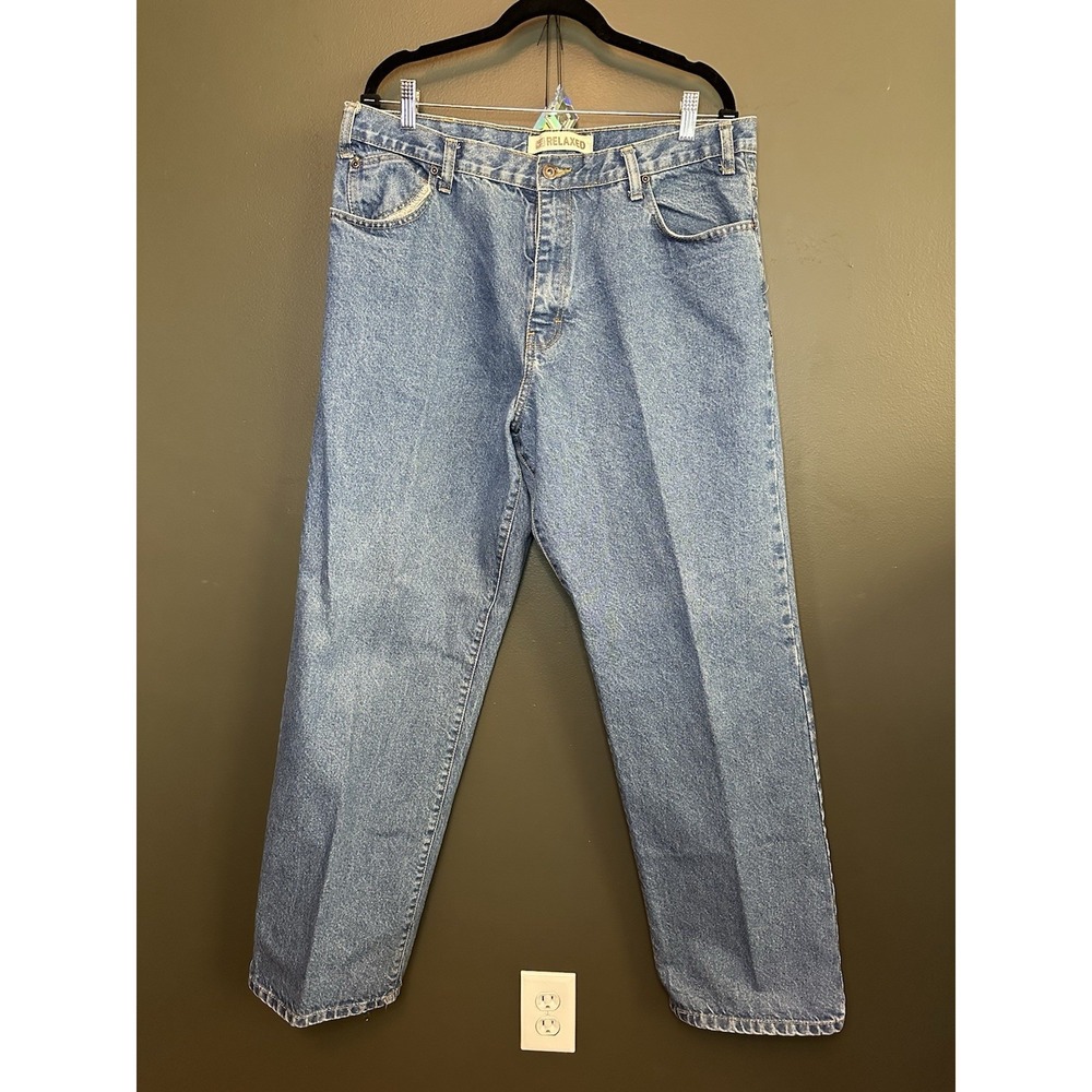 Vintage Faded Glory Relaxed Fit Jeans 38 x 32